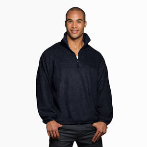 Sweat-shirts et pulls à demi-zip pour hommes Sweat-shirt en polaire pour hommes grands Sweat-shirt en coton 100% de haute qualité personnalisé pour l'hiver - Product Image 1