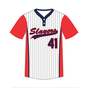 Camiseta de béisbol y softbol de malla de poliéster 100% de alta calidad personalizada, ropa deportiva sublimada con dos botones, manga corta y transpirable - Product Image 2