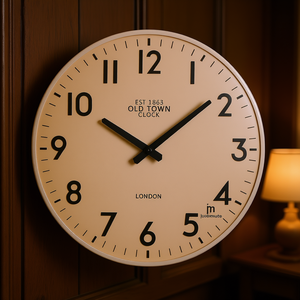 Reloj de pared blanco East 1863 Old Town JUSTAMINUTE 40cm 21560 - Product Image 3