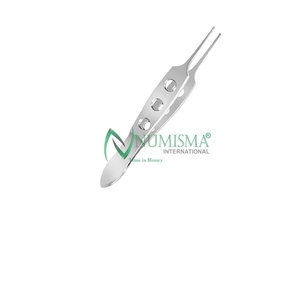 Ensemble d'instruments chirurgicaux ophtalmologiques en acier inoxydable de qualité durable, comprenant des forceps Bishop manuels à fixation droite dentelée délicate - Product Image 3