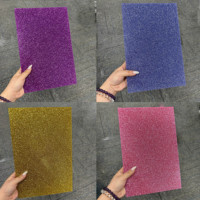 Feuille acrylique de poudre d'oignon feuille acrylique de paillettes colorées 8 * 12in pour bricolage étuis de téléphone portable porte-clés ornements de bureau 3mm