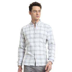 Camisa a cuadros de algodón 100% Premium para hombre, transpirable, duradera, abotonada con patrón de cuadros atemporal para uso informal y al aire libre - Product Image 4