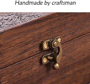 Caja de Joyería de Madera Multiusos Personalizable con Artesanía Tradicional India para Almacenamiento Diario de Accesorios a Precio de India - Product Image 5