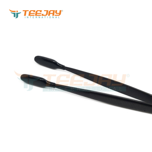 Pinzas de Acero Inoxidable para Coleccionistas de Sellos con Punta de Silicona Antideslizante, Pinzas Filatélicas, Marca Privada OEM Personalizada - Product Image 5