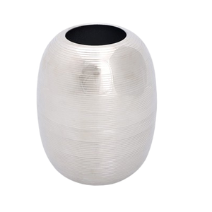 Florero de mesa moderno de lujo para sala de estar para el hogar, jarrón de flores de forma ovalada de calidad superior para decoración de boda - Product Image 1