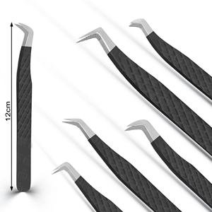 Outils à cils en acier inoxydable à haute précision, fournisseur d'usine OEM, vente en gros en grande quantité, pince à cils - Product Image 4