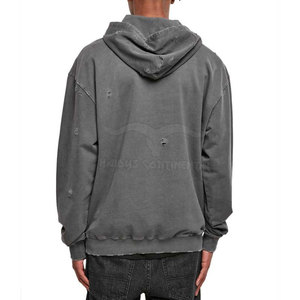 Sweat à capuche personnalisé OEM pour hommes qualité supérieure coupe confortable et léger motif solide pour l'hiver - Product Image 2