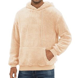 OEM Custom Made Polar Fleece Winter Breathable Pullover Hoodie Streetwear Style Custom Logo OEM Wholesale <b>Sherpa</b> <b>Hoodies</b> - Product Image 3