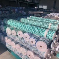 Jenny stock lot. Corée polyester ITY spandex impression polyester tissu textile beaucoup de fleurs brillantes meilleure qualité robe femmes