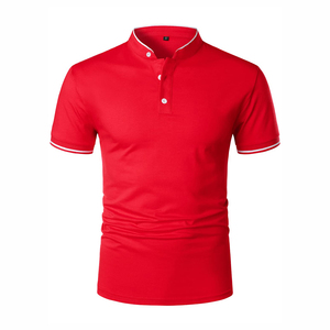 Polos de algodón para hombre de calidad a precio bajo, ropa con logotipo personalizado, polos de manga corta transpirables personalizados de talla grande para hombre - Product Image 2