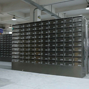 Boîte aux lettres publique antivol pour extérieur et intérieur, boîtes aux lettres multi-unités, boîtes aux lettres en acier inoxydable, boîte aux lettres commerciale en cluster - Product Image 5
