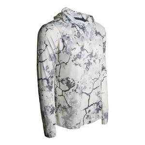 Camisas de pesca con capucha para hombre, diseño personalizado, Color de camuflaje, manga larga personalizada, UPF 50, camisas de pesca con capucha, rendimiento - Product Image 3