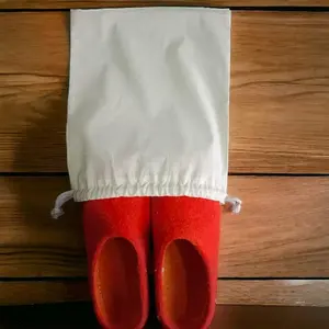 Calico cotton drawstring pouch factory direct custom made packaging gift bag Eco friendly Sustainable material dust bag