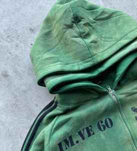 Fabricante de Trajes Deportivos Y2K OEM |   Sudadera con Capucha y Pantalones Deportivos Vintage Personalizados |   Proveedor de Ropa Urbana Unisex de Talla Grande - Product Image 4