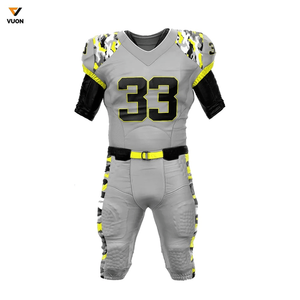 Venta al por mayor de uniformes totalmente personalizados, camisetas de fútbol americano bordadas, ropa de fútbol americano sublimada con estilo 2025 - Product Image 3