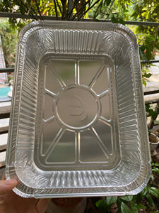 Prix usine 2000ML Recyclable Feuille D'aluminium Casseroles Conteneurs De Plateau De Stockage Des Aliments pour La Cuisson Taakeout - Product Image 5