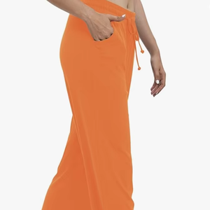 Pantalons de survêtement en molleton décontractés unisexes pour femmes, coupe ample, vente en gros directe d'usine, logo personnalisé, Bangladesh - Product Image 1