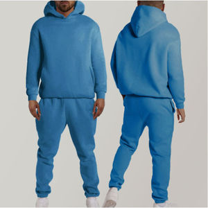 Conjunto Deportivo para Hombre, Estilo Moderno, Transpirable, Sudadera con Capucha, Camiseta Holgada, Conjunto Deportivo Grueso - Product Image 2