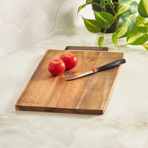 Rustic <b>Wooden</b> Chopping Board With Durable <b>Build</b> And Elegant Shape To Elevate Kitchen Decor And Functionality - Product Image 5