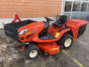 Kubota GR2100HD <b>Ride</b>-<b>On</b> Mower Tractor Durable and Low-Maintenance for Farm and Garden Use with Convenient Grass Box - Product Image 6