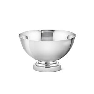 Bol à champagne rond en métal massif plaqué argent avec barre de base et bols à glace à vin pour la décoration de bar de fête - Product Image 4