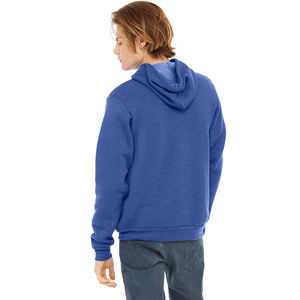Sweat à capuche en molleton de couleur unie pour hommes en gros pour l'hiver Logo personnalisé et conception d'impression de broderie - Product Image 6