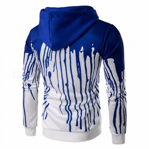 Sweat-shirt à capuche pour homme à manches longues, imprimé, avec cordon de serrage - Product Image 4