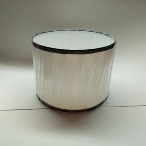 Pantalla de PVC moderna hecha a mano, estilo cilíndrico para lámpara de mesa, cubiertas de luz de tela para uso en interiores - Product Image 6