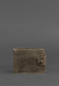 Cartera de cuero 4,3 marrón oscuro Crazy Horse Vintage tarjetero corto y Clip de dinero para hombres regalo para él - Product Image 5