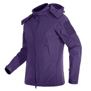 Chaqueta Softshell para Exteriores al por Mayor OEM y Chaqueta Táctica para Mujer, Impermeable, con Bolsillos con Cremallera, Cortavientos para Caza y Deportes - Product Image 2