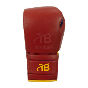 Gants de boxe en cuir pour hommes avec logo au design personnalisé pour l'entraînement Gants de boxe pour hommes sur mesure - Product Image 3