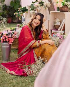 Ropa afgana tradicional de mujer personalizada del fabricante elegante seda Salwar Kameez 580 a la venta - Product Image 4