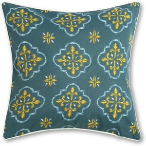 Gran oferta, fundas de almohada naranjas de estilo étnico africano, fundas de poliéster tejidas con estampado Digital Flora, cojines de sofá de 4 patrones, venta al por mayor - Product Image 5