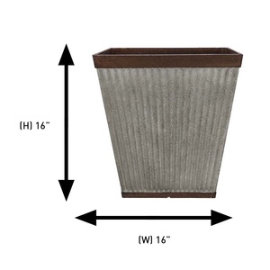 Exclusive Planter Galvanized Planter Round Modern Fashionable Trending Design New Arrivals Flower Pot Plant Holder - Product Image 4