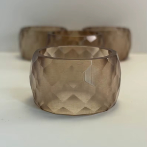 Anillos de Servilleta Acrílicos Hechos a Mano, Color Personalizado, Alta Calidad, Duraderos, Ecológicos, en Existencia, para Bodas, Fiestas, Cenas - Product Image 1