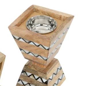 Juego de Quemadores de Incienso de Madera Hechos a Mano con Caja de Bakhoor y Bandeja, Diseño Árabe para Decoración del Hogar de Oriente Medio y el Golfo - Product Image 6