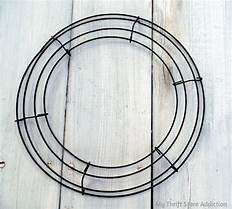 Haga su propia corona Anillo de alambre plano Marco de metal Ligero Art Deco Artesanía de Navidad Decoración para el hogar Exhibición de puerta floral - Product Image 2