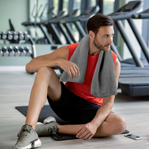 Toalla de gimnasio ligera, absorbente de sudor de secado rápido, microfibra duradera, entrenamiento deportivo, ejercicio, toalla de entrenamiento para correr - Product Image 6