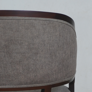 Modern Solid Wood Frame Upholstered Dining <b>Chair</b> with Microfiber Seat <b>Brown</b> Accent for Home Dining Rooms and Hotels - Product Image 6