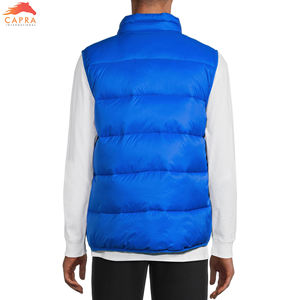 Gilet chaud sans manches en polyester avec logo personnalisé Gilet bouffant pour hommes Gilet d'hiver de haute qualité - Product Image 3