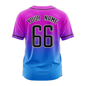 Maillot de baseball de haute qualité avec motif floral imprimé sur le bas du corps pour une tenue d'équipe élégante et des commandes OEM - Product Image 5