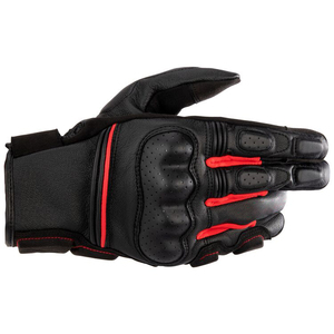 Guantes personalizados de fibra de carbono con protección contra caídas para motocicleta, guantes transpirables de cuero para montar en moto, guantes de carreras para hombre - Product Image 1