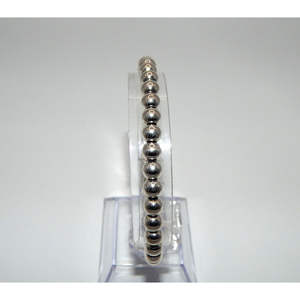 18K Gold Plated .925 Sterling <b>Silver</b> <b>Beaded</b> <b>Bracelet</b> for Children Trendy Religious Style for Party Engagement or Gift - Product Image 1