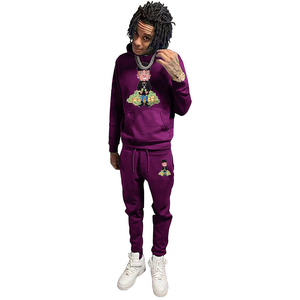 Streetwear personnalisé pour homme, survêtement de haute qualité, surdimensionné, coupe ajustée - Product Image 1