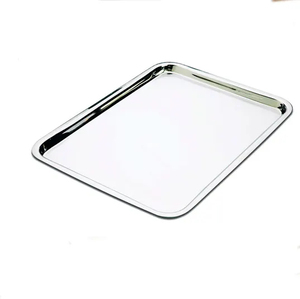 Bandeja de Instrumentos Quirúrgicos Profesional de Acero Inoxidable, Bandeja de Impresión Médica Reutilizable, Esterilización a Alta Temperatura - Product Image 4