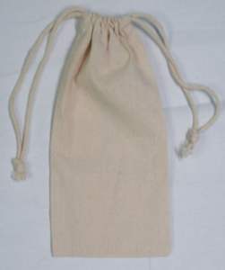 Bolsa con cordón de algodón orgánico 100%, almacenamiento ecológico personalizado, regalo, embalaje de joyería, bolsa con cordón de algodón ecológico - Product Image 6