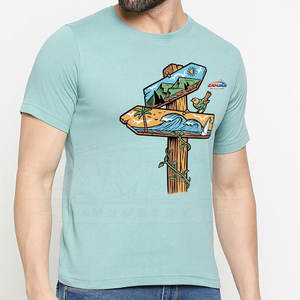 T-shirt imprimé graphique pour homme, prix d'usine, respirant, best-seller, idéal pour les tenues décontractées - Product Image 2