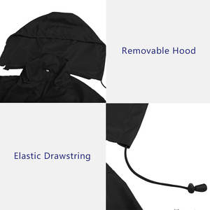 Chaqueta cortavientos: transpirable e impermeable con capucha para actividades al aire libre y ropa informal - Product Image 2