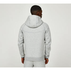 ชุดวอร์มกีฬาผู้ชายไซส์ใหญ่คุณภาพสูง รุ่นใหม่ปี 2025 สำหรับฤดูหนาว แบบมีฮู้ด ลายพิมพ์เรียบง่าย ผ้าฟลีซ เอวยางยืด - Product Image 4