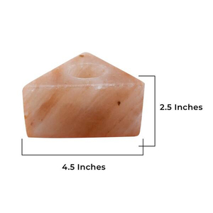 Tùy Chỉnh 100% Chất Lượng Cao Tinh Khiết Himalaya Màu Hồng Đá Muối Trà Ánh Sáng Nến Chủ Phong Cách Đèn Với Tùy Chỉnh Đóng Gói Và Thiết Kế - Product Image 4